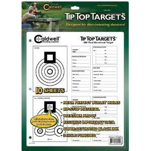 Caldwell Tip Top Target 100 and 200 yd Benchrest, Available Targets 