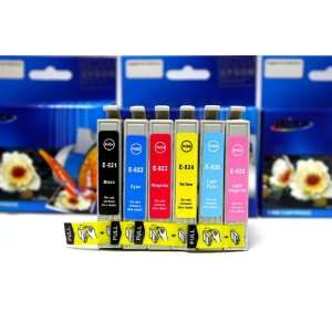  2 Sets Epson T082(2BK/2C/2M/2Y/2LC/2LM) Compatible Ink 