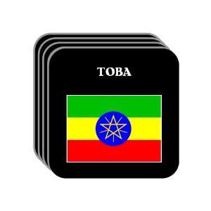  Ethiopia   TOBA Set of 4 Mini Mousepad Coasters 