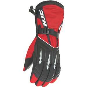  HJC EXTREME SNOWMOBILE GLOVES RED LG Automotive