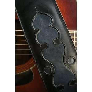  The Blue Mood Guitar Strap: Musical Instruments