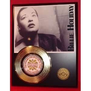 Billie Holiday 24kt Gold Record LTD Edition Display ***FREE PRIORITY 