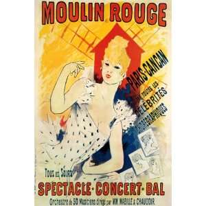 : MOULIN ROUGE PARIS CONCERT BALL FRENCH THEATER SHOW BY CHERET SMALL 