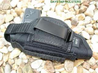 BELT/CLIP NYLON HOLSTER w/ MAG POUCH for RUGER LCP 380  