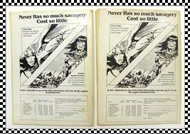 Conan the Barbarian, Conan Saga, Issue #1 & #3, 1980s Marvel Magazine 