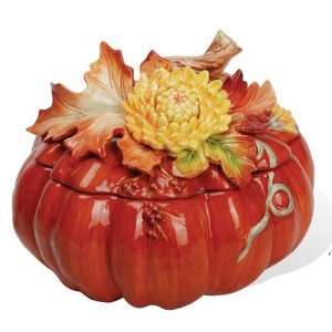 Chrysanthemum Pumpkin Soup Tureen with Ladle  Kitchen 