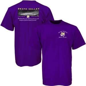  LSU Tigers Purple Stadium T shirt: Sports & Outdoors
