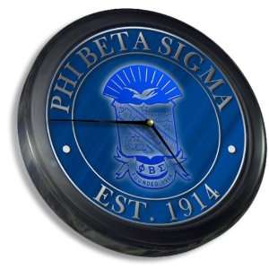  Phi Beta Sigma Wall Clock: Home & Kitchen