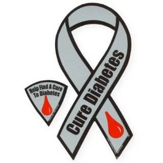 fight diabetes car ribbon magnet by bewild $ 2 99