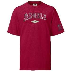  Anaheim Angels MLB Practice V Short Sleeve Tee Shirt By 