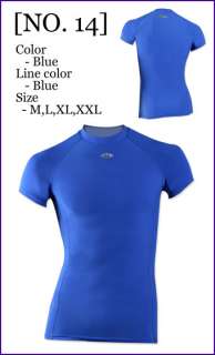 New Mens Muscle Compression Under Layer Tight Shirts   Short Sleeve 