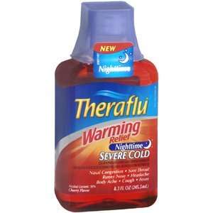  THERAFLU WARM RELIEF PM LIQUID PE 8.3 OZ Health 