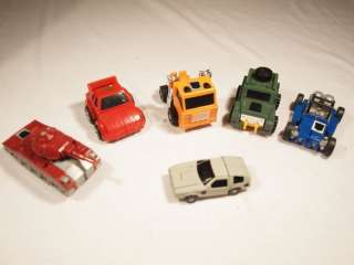 Vintage 1980s Transformers G1 Mini Bot Lot of 5 w/ Red Cliffjumper 