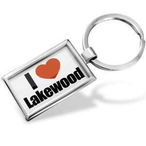 Keychain I Love Lakewood region: Colorado, United States   Hand Made 