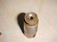   WRAPPED BRASS TELESCOPE in HARDWOOD CASE Thos J. Evans Esq. London