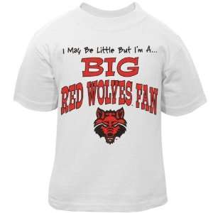   State Red Wolves Infant White Big Fan T shirt : Sports & Outdoors