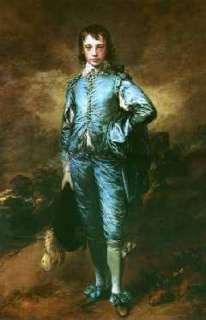 LARGE ART Painting Repro Thomas Gainsborough Blue Boy  