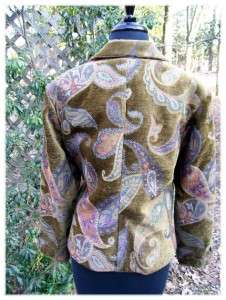 Talk of the Walk Womens Stunning Tapestry Jacket size Medium  