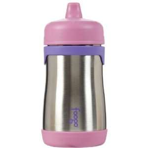 Foogo Insulated Leak Proof Sippy Cup w/o Handles SS/Pink/Purple 10 oz 