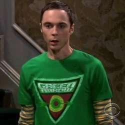 Sheldons Green Arrow Bullseye Big Bang Theory T Shirt  