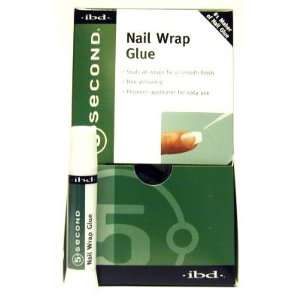  IBD 5 Second Nail Wrap Glue (Pack of 12) Beauty