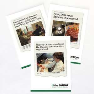  The Onion   Headline Greeting Cards, Pack of 10: Health 