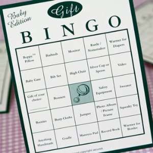  Gift Bingo Baby Edition Baby Shower Game   50 cards: Toys 