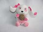claire s club white pink polka dot spot puppy