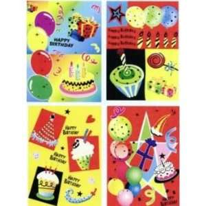  Jumbo Glitter Birthday Gift Bags Case Pack 72