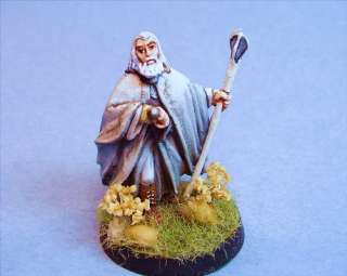 Lord of the Rings painted miniature Gandalf the White  