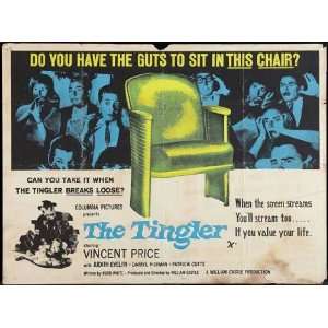  The Tingler Poster Movie B 11 x 14 Inches   28cm x 36cm 