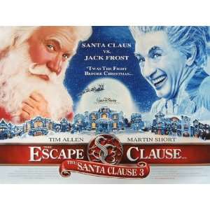  The Santa Clause 3   Original Movie Poster   12 x 16 