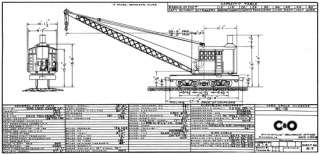 Chesapeake & Ohio Railroad Wreck Crane Diagrams CD  