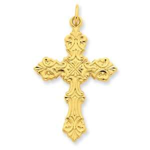   Silver & 24k Gold plated Cross Pendant: West Coast Jewelry: Jewelry