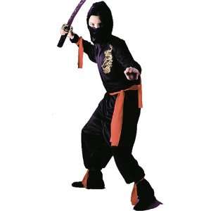  Black Ninja Costume Child Small 4 6 Kids Halloween 2011 