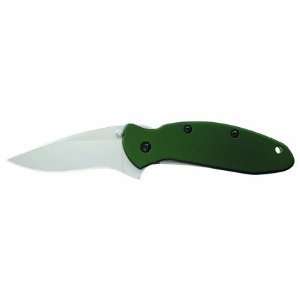  Kershaw Knives   Ken Onion Scallion Folder w/Green 