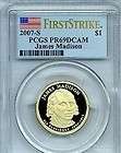 2007S Madison Pres Dollar PCGS PR69DCAM First Strike  