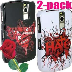  Two Hard Case Cell Phone Protector Phone Accessory For BLACKBERRY 