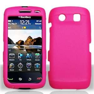  Blackberry 9850 Torch Hard Rubberized Hot Pink Case Cover 
