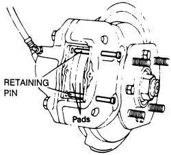   Removing the caliper pins early Excel with Sumitomo front caliper