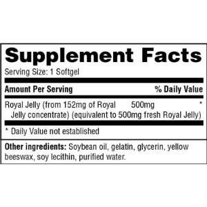  Royal Jelly 500mg   60 Softgels