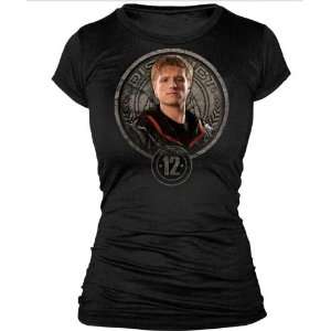   The Hunger Games Movie Jr?s Tee Peeta in Stone Seal XL Toys & Games