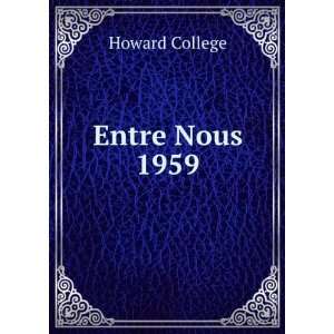  Entre Nous 1959 Howard College Books