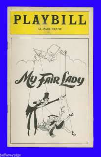 Playbill + My Fair Lady + Ian Richardson , Christine  