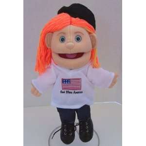  14 God Bless America Girl Glove Puppet Toys & Games