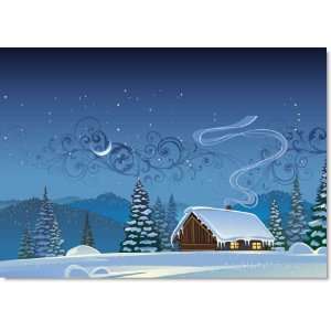  Cozy Cabin Holiday Cards