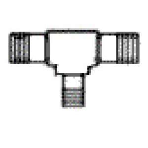    1x 3/8poly tee insert x insert x swing pipe