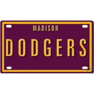   High School   Madison, NJ Booster Club License Plate 