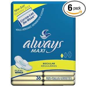   Flexi wings, 36 Count Packages (Pack of 6): Health & Personal Care