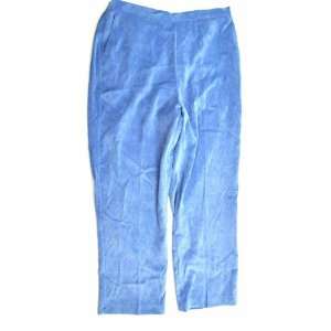  NEW ALFRED DUNNER WOMENS PANTS STRETCH BLUE 16: Beauty
